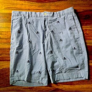 Skull & Crossbones Seersucker Shorts [Polo Ralph Lauren]